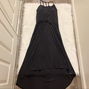 Athleta Women’s Size 6 Black Novella High-Low Dress